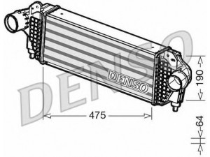 DENSO DIT01005 tarpinis suslėgto oro aušintuvas, kompresorius
50526341