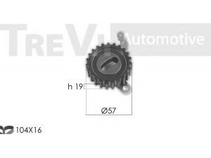 TREVI AUTOMOTIVE KD1401 paskirstymo diržo komplektas 
 Techninės priežiūros dalys -> Papildomas remontas