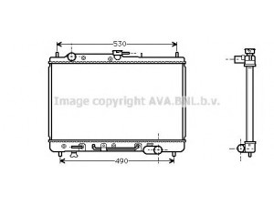 AVA QUALITY COOLING MZ2089 radiatorius, variklio aušinimas 
 Aušinimo sistema -> Radiatorius/alyvos aušintuvas -> Radiatorius/dalys
B61L15200B, B61L15200C, B61L15200D