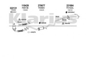 KLARIUS 362042E išmetimo sistema 
 Išmetimo sistema -> Išmetimo sistema, visa