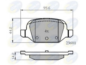 COMLINE CBP01026 stabdžių trinkelių rinkinys, diskinis stabdys 
 Techninės priežiūros dalys -> Papildomas remontas
71752988, 77362270, 77363445, 77364024