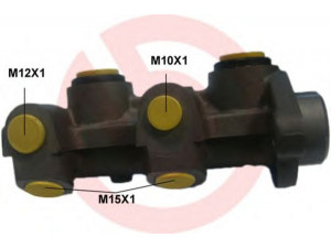 BREMBO M 15 011 pagrindinis cilindras, stabdžiai 
 Stabdžių sistema -> Pagrindinis stabdžių cilindras
3492529, F026003351, 133107B, PMA138