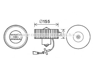 AVA QUALITY COOLING FD8568 elektrovariklis, vidinis pūtiklis 
 Šildymas / vėdinimas -> Orpūtė/dalys
1049623, 1055062, 96FW18565AA, 96FW18565AE