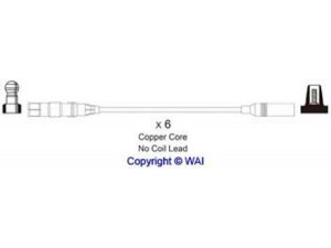 WAIglobal SL686 uždegimo laido komplektas