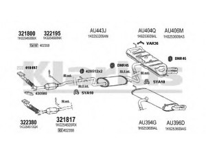 KLARIUS 940720U išmetimo sistema 
 Išmetimo sistema -> Išmetimo sistema, visa