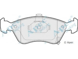 APEC braking PAD1011 stabdžių trinkelių rinkinys, diskinis stabdys 
 Techninės priežiūros dalys -> Papildomas remontas
0446505020, 0446505030, 0446505040