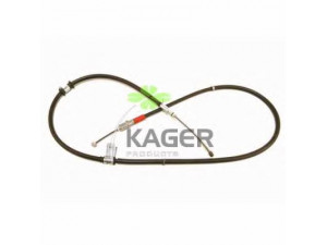 KAGER 19-1483 trosas, stovėjimo stabdys 
 Stabdžių sistema -> Valdymo svirtys/trosai
MR205492