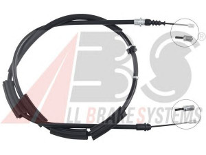 A.B.S. K17576 trosas, stovėjimo stabdys 
 Stabdžių sistema -> Valdymo svirtys/trosai
C2S25260, C2S40786, C2S51134