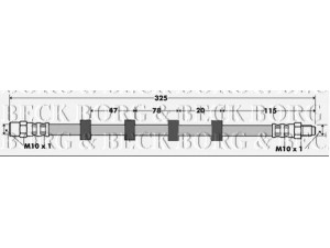 BORG & BECK BBH7378 stabdžių žarnelė 
 Stabdžių sistema -> Stabdžių žarnelės
9173855, 91738559