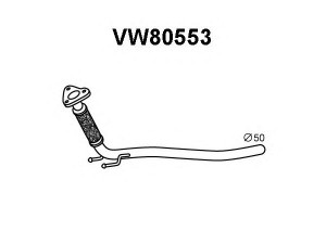 VENEPORTE VW80553 išleidimo kolektorius 
 Išmetimo sistema -> Išmetimo vamzdžiai
1K0254303S, 1K0254305G