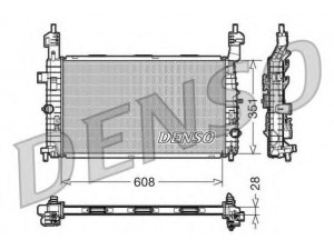 DENSO DRM20091 radiatorius, variklio aušinimas 
 Aušinimo sistema -> Radiatorius/alyvos aušintuvas -> Radiatorius/dalys
1300254, 1300255, 13130038, 13130042