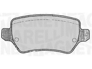 MAGNETI MARELLI 363916060358 stabdžių trinkelių rinkinys, diskinis stabdys 
 Techninės priežiūros dalys -> Papildomas remontas
93170602, 93179164