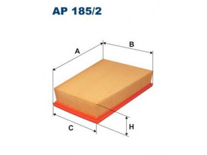 FILTRON AP185/2 oro filtras 
 Filtrai -> Oro filtras
8200166615, 8200371661, 8200378889