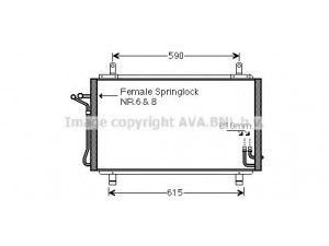 AVA QUALITY COOLING DN5329 kondensatorius, oro kondicionierius