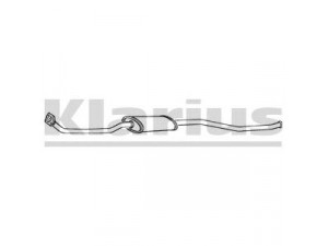 KLARIUS 270670 vidurinis duslintuvas 
 Išmetimo sistema -> Duslintuvas
1717P7, 1717P7