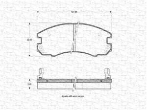 MAGNETI MARELLI 363702160950 stabdžių trinkelių rinkinys, diskinis stabdys 
 Techninės priežiūros dalys -> Papildomas remontas
0446520210, 04491-20680, 0449120680