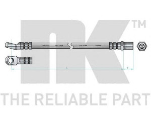 NK 853322 stabdžių žarnelė 
 Stabdžių sistema -> Stabdžių žarnelės
6314280035
