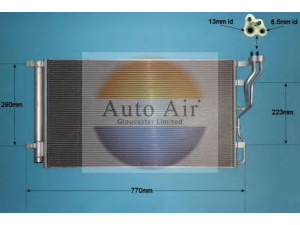 AUTO AIR GLOUCESTER 16-9668 kondensatorius, oro kondicionierius 
 Oro kondicionavimas -> Kondensatorius
HY5298
