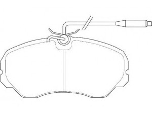 WAGNER WBP21205A stabdžių trinkelių rinkinys, diskinis stabdys 
 Techninės priežiūros dalys -> Papildomas remontas
95615159, 95623223, 95640895, 95667765