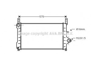 AVA QUALITY COOLING FD2172 radiatorius, variklio aušinimas 
 Aušinimo sistema -> Radiatorius/alyvos aušintuvas -> Radiatorius/dalys
92FB8005LA, 92FB8005LB, 94FB8005AC