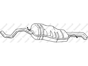 BOSAL 282-985 galinis duslintuvas 
 Išmetimo sistema -> Duslintuvas
1J5.253.609AJ, 1J5.253.609AQ, 1J5.253.609BG