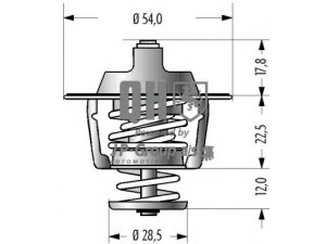 JP GROUP 1514601619 termostatas, aušinimo skystis 
 Aušinimo sistema -> Termostatas/tarpiklis -> Thermostat
6129739, 844F8575AA, ERT145, 74300064