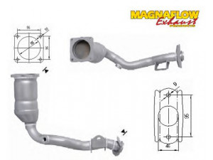MAGNAFLOW 60907 katalizatoriaus keitiklis 
 Išmetimo sistema -> Katalizatoriaus keitiklis
1731KG