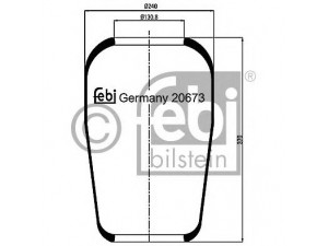 FEBI BILSTEIN 20673 dėklas, pneumatinė pakaba 
 Pakaba -> Pneumatinė pakaba
0627 584, 627 584, 383 327 00 01