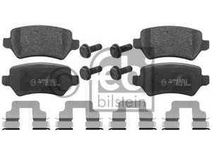 FEBI BILSTEIN 16511 stabdžių trinkelių rinkinys, diskinis stabdys
1605 995, 1605 995 S1