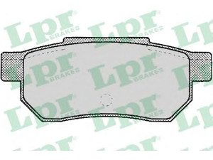 LPR 05P072 stabdžių trinkelių rinkinys, diskinis stabdys 
 Techninės priežiūros dalys -> Papildomas remontas
43022SE0000, 43022SE0500, 43022SE0930