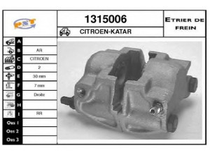 SNRA 1315006 stabdžių apkaba
GX2512801B