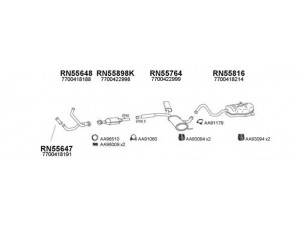 VENEPORTE 550357 išmetimo sistema 
 Išmetimo sistema -> Išmetimo sistema, visa