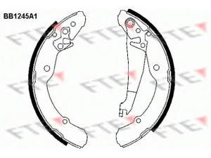 FTE BB1245A1 stabdžių trinkelių komplektas 
 Techninės priežiūros dalys -> Papildomas remontas
1J0 609 525 A, 1J0 609 525 B, 1J0 609 526