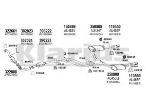 KLARIUS 940757E išmetimo sistema 
 Išmetimo sistema -> Išmetimo sistema, visa