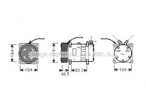 AVA QUALITY COOLING UVK037 kompresorius, oro kondicionierius
