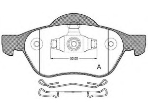 OPEN PARTS BPA0962.10 stabdžių trinkelių rinkinys, diskinis stabdys 
 Techninės priežiūros dalys -> Papildomas remontas
410601237R, 7711130086, 8671016654