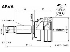 ASVA MT-10 jungčių komplektas, kardaninis velenas 
 Ratų pavara -> Sujungimai/komplektas
MB526908, MB526909, MB837697, MR196868