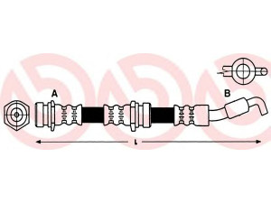 BREMBO T 49 049 stabdžių žarnelė 
 Stabdžių sistema -> Stabdžių žarnelės
BK1T43980, BFH5703, PHD472, 815050217
