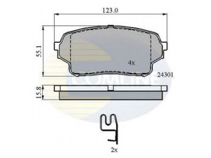 COMLINE CBP31523 stabdžių trinkelių rinkinys, diskinis stabdys 
 Techninės priežiūros dalys -> Papildomas remontas
5520050J01, 5520050J02