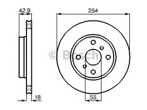 BOSCH 0 986 478 585 stabdžių diskas 
 Stabdžių sistema -> Diskinis stabdys -> Stabdžių diskas
43512 10100, 43512 16080, 43512 16130