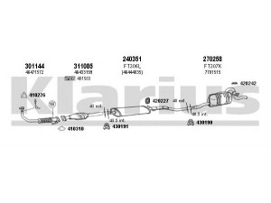 KLARIUS 330526E išmetimo sistema
