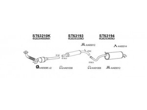 VENEPORTE 800313 išmetimo sistema 
 Išmetimo sistema -> Išmetimo sistema, visa