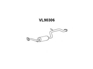 VENEPORTE VL90306 priekinis duslintuvas 
 Išmetimo sistema -> Duslintuvas
30882447