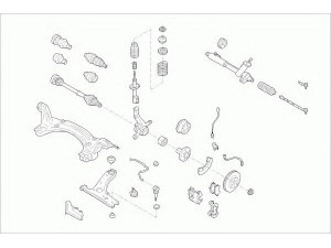 ZF Parts VW-LUPO-FZ002 vairavimo mechanizmas; rato pakaba 
 Ašies montavimas/vairavimo mechanizmas/ratai -> Prekių paieška pagal schemą