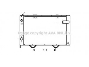 AVA QUALITY COOLING PE2038 radiatorius, variklio aušinimas
130166, 130171