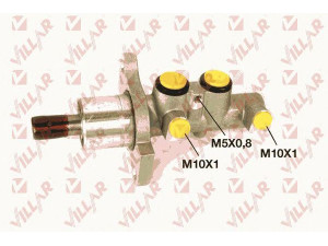 VILLAR 621.3647 pagrindinis cilindras, stabdžiai 
 Stabdžių sistema -> Pagrindinis stabdžių cilindras
9949551, 77364491