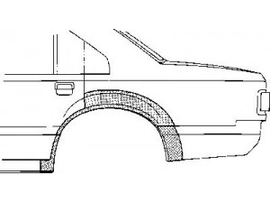 VAN WEZEL 3710147 šoninis skydas 
 Kėbulas -> Kuro bakas/dalys