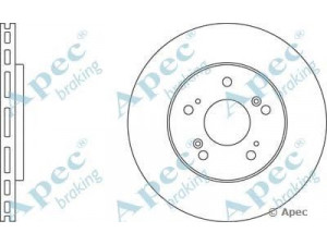 APEC braking DSK326 stabdžių diskas 
 Dviratė transporto priemonės -> Stabdžių sistema -> Stabdžių diskai / priedai
43251SL0010, 43251SL0J00