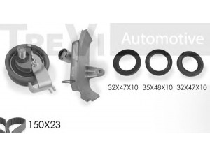 TREVI AUTOMOTIVE KD1345S paskirstymo diržo komplektas 
 Techninės priežiūros dalys -> Papildomas remontas