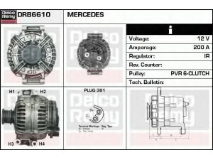 DELCO REMY DRB6610 kintamosios srovės generatorius 
 Elektros įranga -> Kint. sr. generatorius/dalys -> Kintamosios srovės generatorius